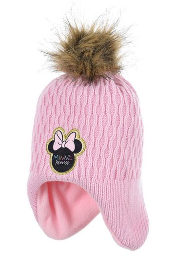 DISNEY MINNIE MOUSE Bommelmütze Baby Mädchen Winter-Mütze Strick-Bommel-Mütze mehr Kauf eins, bekomm eins gratis