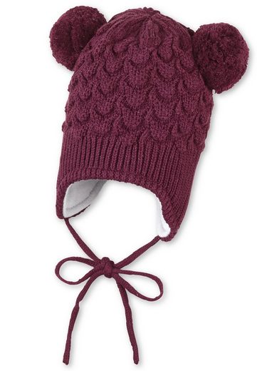 STERNTALER® Strickmütze Bommelmütze Struktur 1-St mehr zollfrei