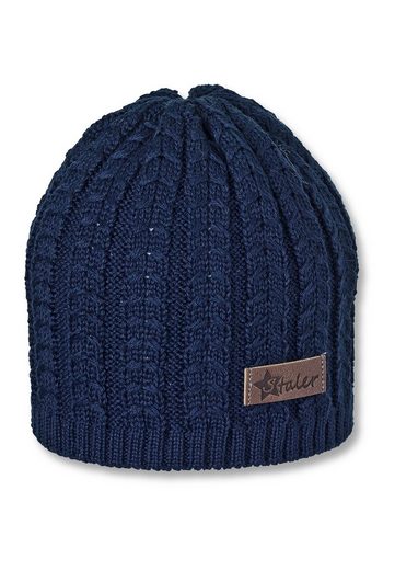 STERNTALER® Strickmütze Strickmütze (1-St., Wintermütze Strick Zopfmuster ideal für kalte Tage) Mütze mit Merinowollanteil und kleinem Zopfmuster mehr Fabrikpreis