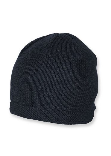 STERNTALER® Strickmütze OCS Strickmütze (1-St., Wintermütze gefütterte und ideal für kalte Tage) Strick Beanie Kinder aus weicher Baumwolle unifarben mehr Osterangebot