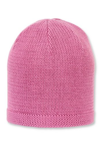 STERNTALER® Strickmütze OCS Strickmütze (1-St., Wintermütze gefütterte und ideal für kalte Tage) Strick Beanie Kinder aus weicher Baumwolle unifarben mehr Osterangebot