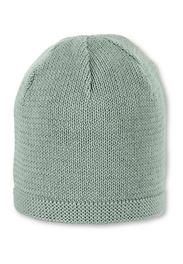 STERNTALER® Strickmütze OCS Strickmütze (1-St., Wintermütze gefütterte und ideal für kalte Tage) Strick Beanie Kinder aus weicher Baumwolle unifarben mehr Muttertagsangebot