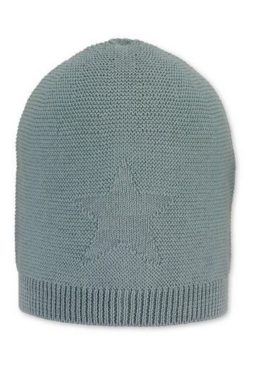 STERNTALER® Strickmütze GOTS Strickmütze 1-St., Kinder Strickmütze mit eingestricktem Stern ideal für den Winter) Wintermütze Baby gefüttert mit Baumwollfleece (Bio mehr Neueste Stile