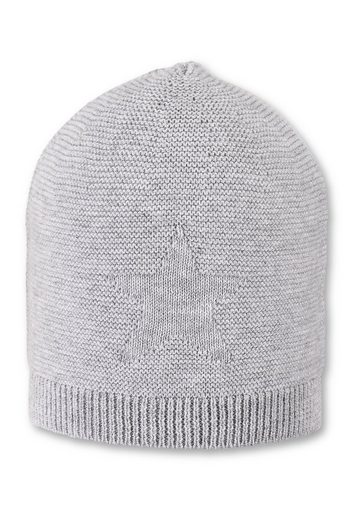 STERNTALER® Strickmütze GOTS Strickmütze 1-St., Kinder Strickmütze mit eingestricktem Stern ideal für den Winter) Wintermütze Baby gefüttert mit Baumwollfleece (Bio mehr Neueste Stile