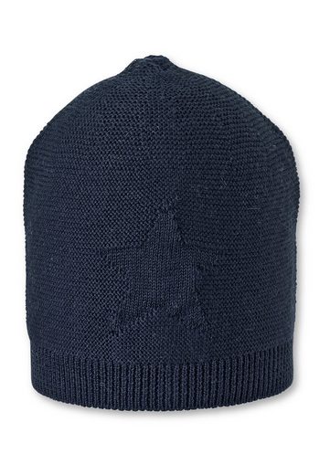 STERNTALER® Strickmütze GOTS Strickmütze 1-St., Kinder Strickmütze mit eingestricktem Stern ideal für den Winter) Wintermütze Baby gefüttert mit Baumwollfleece (Bio mehr Neueste Stile