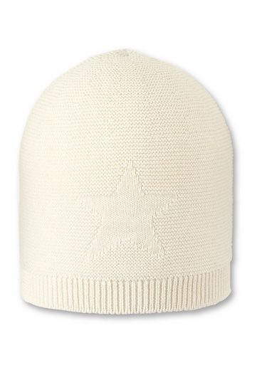 STERNTALER® Strickmütze GOTS Strickmütze 1-St., Kinder Strickmütze mit eingestricktem Stern ideal für den Winter) Wintermütze Baby gefüttert mit Baumwollfleece (Bio mehr Letzte 2 Tage
