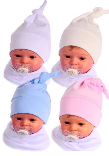 LA BORTINI Erstlingsmütze Baby Mütze Baby Mützchen Knotenmütze für Neugeborene mehr Discount Store für neue Produkte