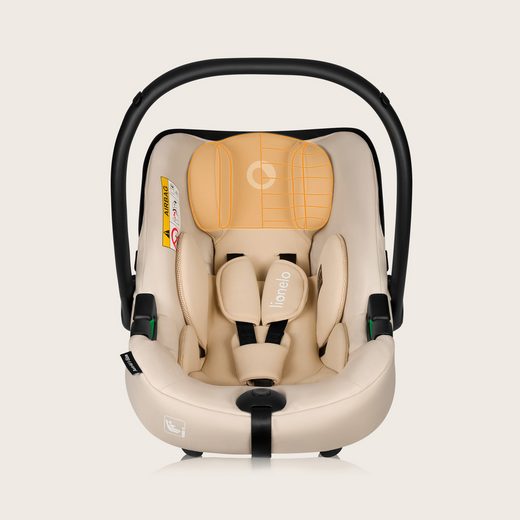 LIONELO Babyschale ASTRID I-SIZE ab: ab Geburt, bis: bis 87 cm, ab: 1,00 kg, bis: 16,00 kg, (Set), Sehr stabiler Träger, Höhenverstellung, Modernes Design mehr Auslauf