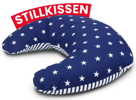 AMILIAN Stillkissen Lagerungskissen - Seitenschläferkissen - Stillkissen klein Schwangerschaftskissen zum Schlafen, pregnancy pillow mit Füllung inkl. Bezug mit Stickerei (60x42 cm), für Mütter und Babys mehr Hotsell