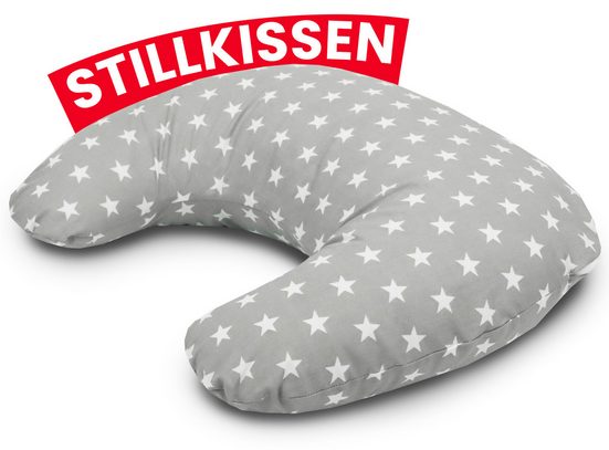 AMILIAN Stillkissen Lagerungskissen - Seitenschläferkissen - Stillkissen klein Schwangerschaftskissen zum Schlafen, pregnancy pillow mit Füllung inkl. Bezug mit Stickerei (60x42 cm), für Mütter und Babys mehr Hotsell