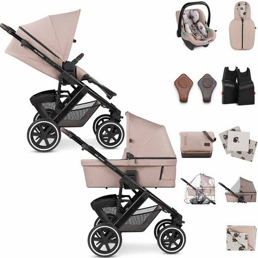 ABC DESIGN Kombi-Kinderwagen Salsa 4 Air Kombikinderwagen Starter Set Pure (G3) 2024 mehr Saisonale Angebote