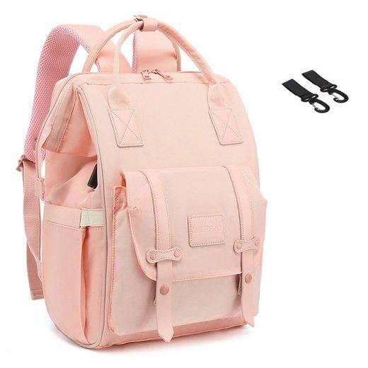 REDOM Wickelrucksack Wickeltasche Rucksack Baby Multifunktions-Babytaschen wasserabweisend (Windeln Babyflasche Milchfläsche Rucksack Tasche mit USB-Anschluss, Multifunktional, Babytasche, Wickelrucksack), mit Kinderwagen-Haken Nur für heute