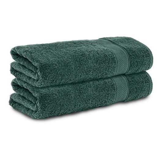 KOMFORTEC Badetücher 100% Baumwolle, 470 g/m² Frottee (2-St), Handtücher 70x140 cm Set, Weich mehr Letzte 2 Tage