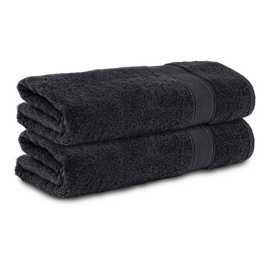 KOMFORTEC Badetücher 100% Baumwolle, 470 g/m² Frottee (2-St), Handtücher 70x140 cm Set, Weich mehr Letzte 2 Tage