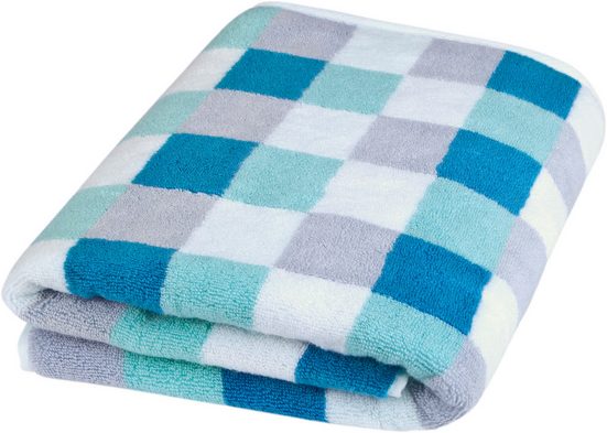 ROSS Handtuch Set Würfelfond Frottier (Set, 2-St), 100% Baumwolle mehr Clearance-Verkauf