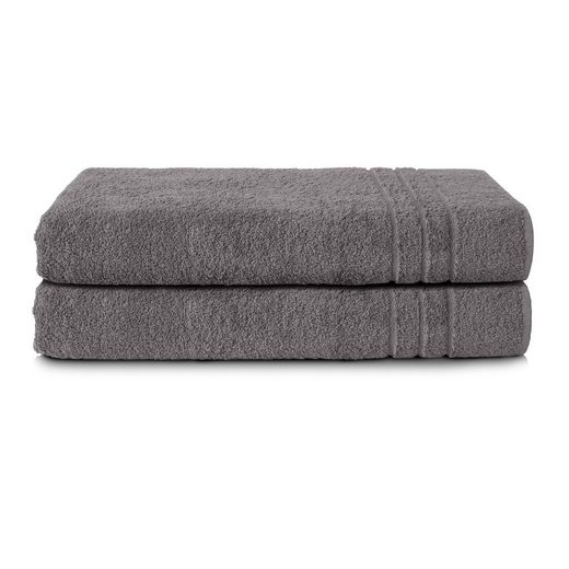 KOMFORTEC Saunatuch 80x200 cm Saunatücher Set aus 100% Baumwolle Frottee (2-St), XXL, Weich, Groß, Schnelltrocknend mehr Verkauf