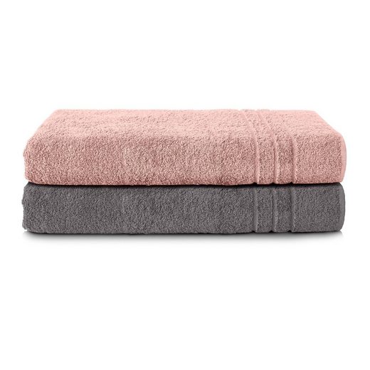 KOMFORTEC Saunatuch 80x200 cm Saunatücher Set aus 100% Baumwolle Frottee (2-St), XXL, Weich, Groß, Schnelltrocknend mehr Hotsell