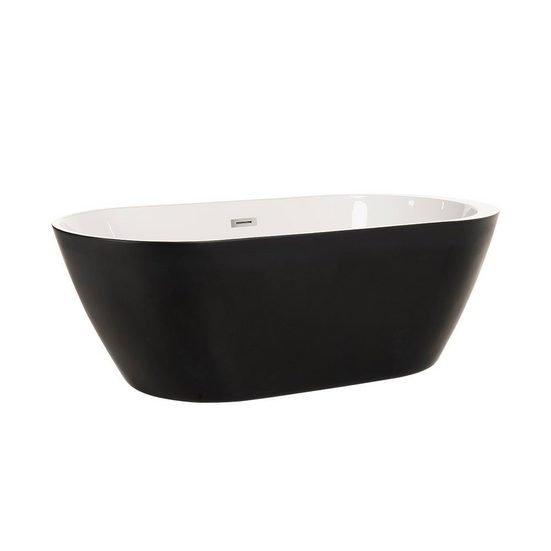 HOME DELUXE Badewanne Freistehende Badewanne CODO Black Editio… inkl. komplettem Zubehör I Acrylwanne mehr Saisonschlussverkauf
