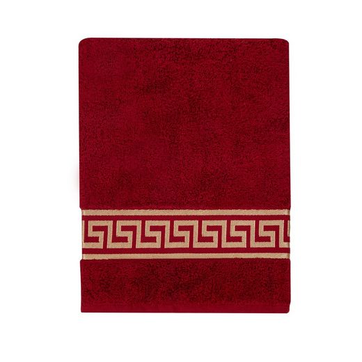BELLE ARTI Handtücher Luxus Mäander Gästetücher Badetücher Duschtücher Saunatücher in Set (1-St), schwarz, weiss, beige, rot, gold, 100% Baumwolle, Frottee, eingestickt mehr Letzter Tag