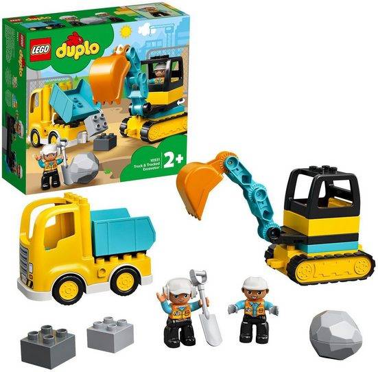 LEGO® Konstruktionsspielsteine Bagger und Laster (10931), LEGO® DUPLO® Town 20 St mehr Black Friday Preise