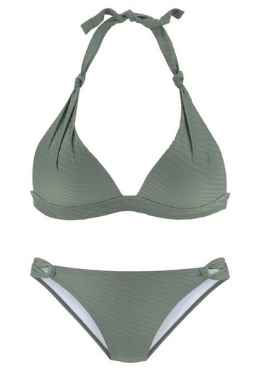 S.OLIVER Triangel-Bikini Cho mit Zierknoten mehr Super Rabatt