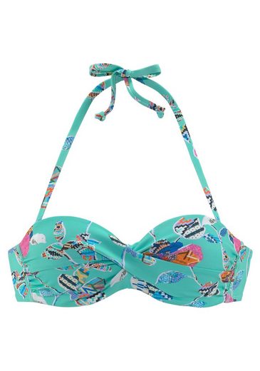 SUNSEEKER Bügel-Bandeau-Bikini-Top Jam mit Wickeloptik mehr 50% Rabatt für begrenzte Zeit