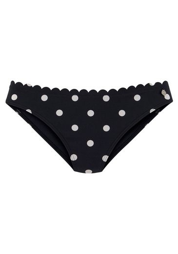 LASCANA Bikini-Hose Jada mit Muschelkante und Pünktchen mehr Schlussverkauf