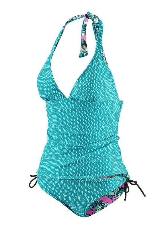 BECO BEERMANN Tankini BECO Wende-Empire Line Tankini (2-St) kaschierender Neckholder in zwei exotischen Designs mehr Muttertagsangebot