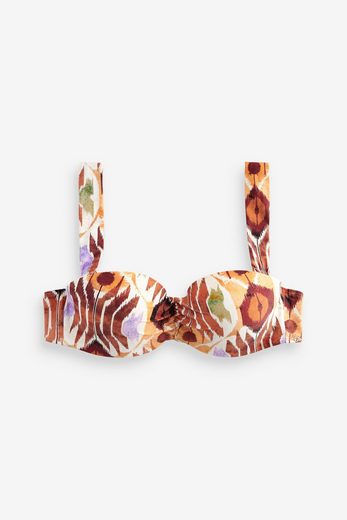 NEXT Bandeau-Bikini-Top Figurformendes, wattiertes Bandeau-Bikinitop 1-St mehr Nur noch ein Tag übrig