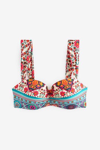 NEXT Bandeau-Bikini-Top Figurformendes, wattiertes Bandeau-Bikinitop 1-St mehr Nur noch ein Tag übrig