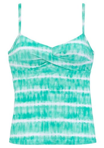 S.OLIVER Bügel-Tankini-Top Enja mit Batikdruck und Wickeloptik mehr Speichern exportieren