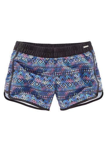 LASCANA Badeshorts elastisches Bündchen, mit Gesäßtasche, softe Microfaser-Qualität mehr Kostenloser Versand