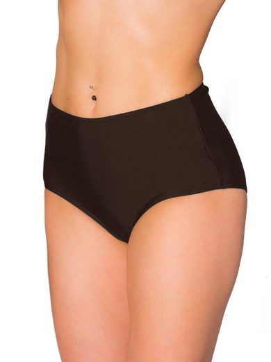 AQUARTI Bikini-Hose Aquarti Damen Bikinihose Bikini-Slip mit Hohem Bund mehr Neuheiten