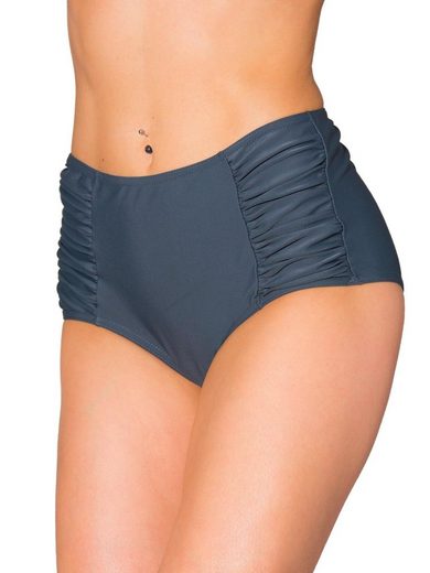 AQUARTI Bikini-Hose Aquarti Damen Bikinihose mit Hoher Taille und Raffung mehr Bis zu 65% Rabatt