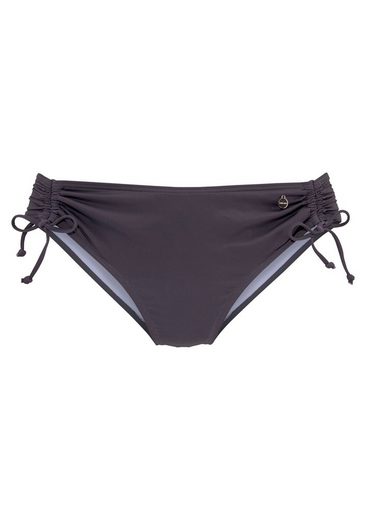 LASCANA Bikini-Hose Malia mit seitlicher Raffung mit tropischem Print mehr zollfrei
