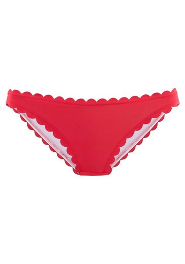 LASCANA Bikini-Hose Scallop in knapper Brasilien-Form mehr Online