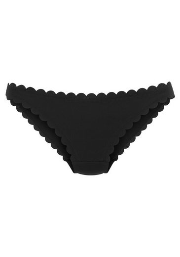 LASCANA Bikini-Hose Scallop in knapper Brasilien-Form mehr Outlet