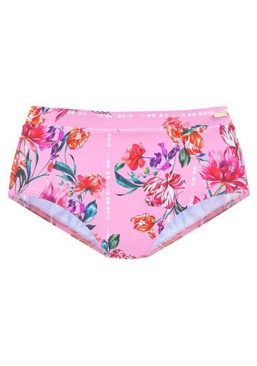 SUNSEEKER Highwaist-Bikini-Hose Modern mit floralem Design mehr Letzter Tag