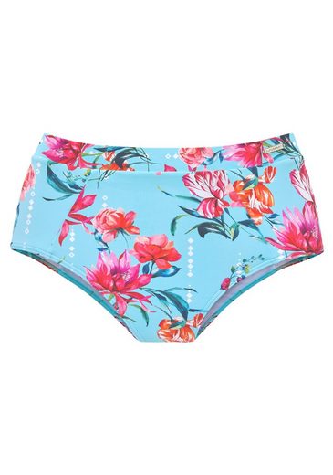 SUNSEEKER Highwaist-Bikini-Hose Modern mit floralem Design mehr Bis zu 65% Rabatt