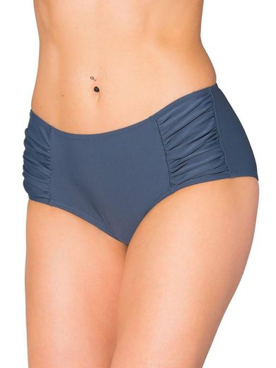 AQUARTI Bikini-Hose Aquarti Damen Bikinihose Hotpants mit seitlichen Raffungen mehr Günstiger Verkauf