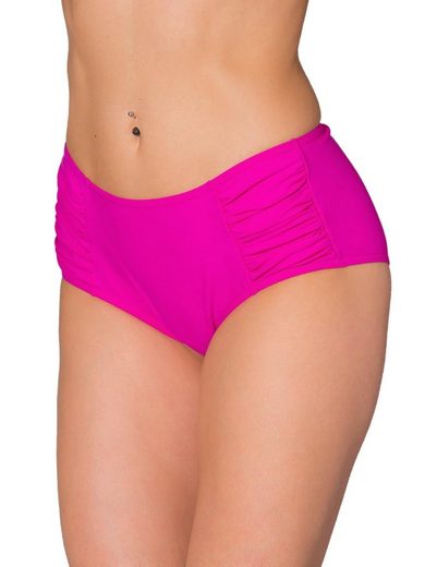 AQUARTI Bikini-Hose Aquarti Damen Bikinihose Hotpants mit seitlichen Raffungen mehr Günstiger Verkauf