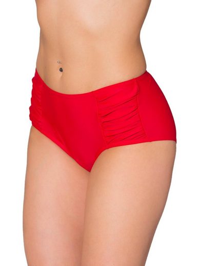 AQUARTI Bikini-Hose Aquarti Damen Bikinihose Hotpants mit seitlichen Raffungen mehr Günstiger Verkauf