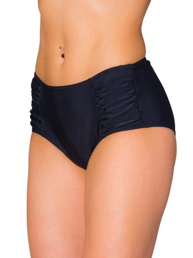 AQUARTI Bikini-Hose Aquarti Damen Bikinihose Hotpants mit seitlichen Raffungen mehr Günstiger Verkauf