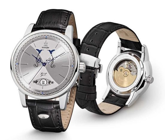 KRONSEGLER Automatikuhr Deutsche Dichter Heinrich Heine KS902st-sil-swz Herrenuhr 41 mm mehr Online Shopping