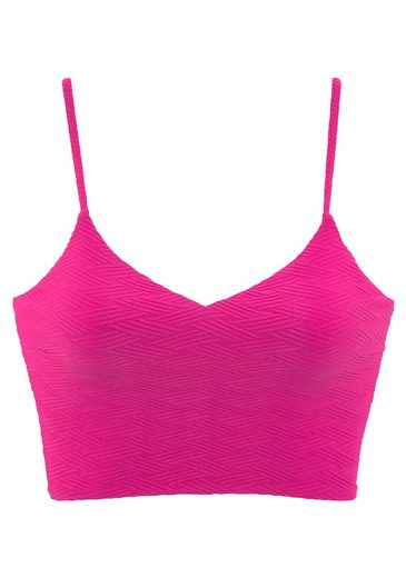 SUNSEEKER Crop-Bikini-Top Loretta mit Strukturmuster mehr Günstig kaufen