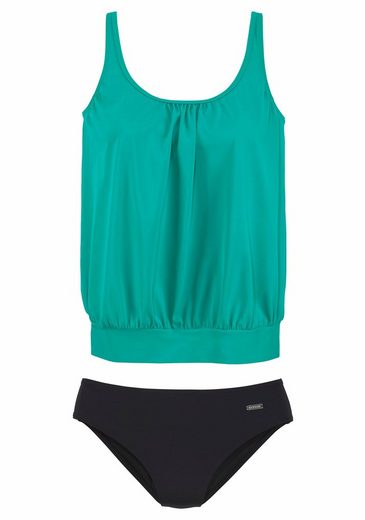 LASCANA Oversize-Tankini Miederverstärkung am Cup, Unterbrustgummi rundum, verstellbare Träger mehr Heißer Verkauf