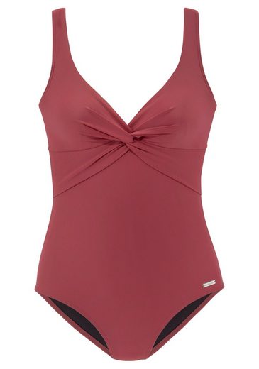 LASCANA Badeanzug mit Shaping-Einsatz vorn, eingearbeitete Softcups, mit Raffungen mehr Letzte 3 Tage
