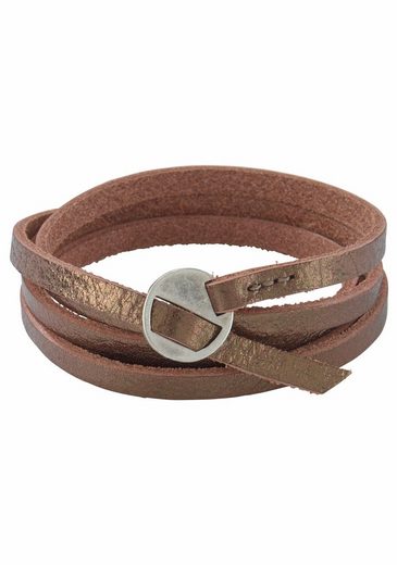 FIRETTI Lederarmband Schmuck Geschenk, Wickelarmband, Anlass Geburtstag Weihnachten mehr Super Sparpreis