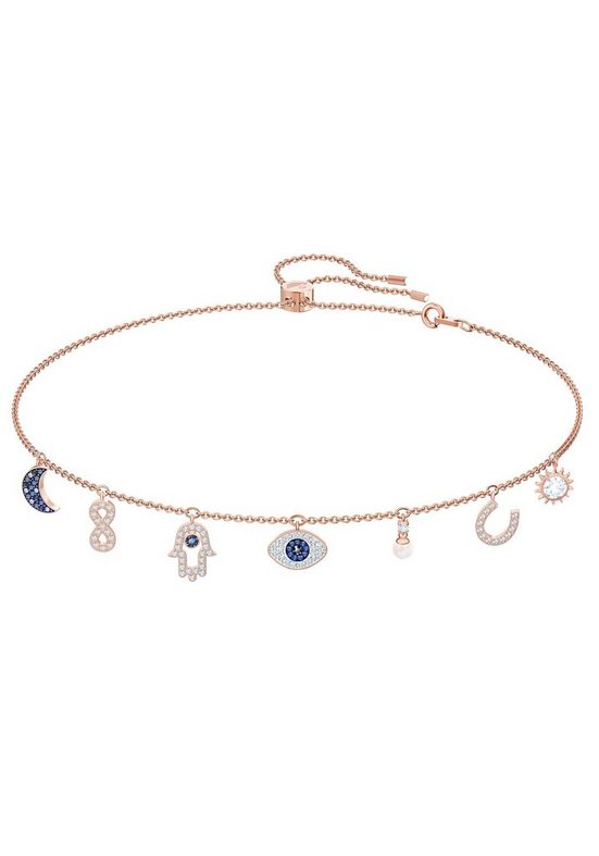 SWAROVSKI Kette mit Anhänger Symbolic, mehrfarbig, Rosé vergoldet, 5497664 mit Swarovski® Kristall - mit Swarovski® Perle mehr Im Verkauf