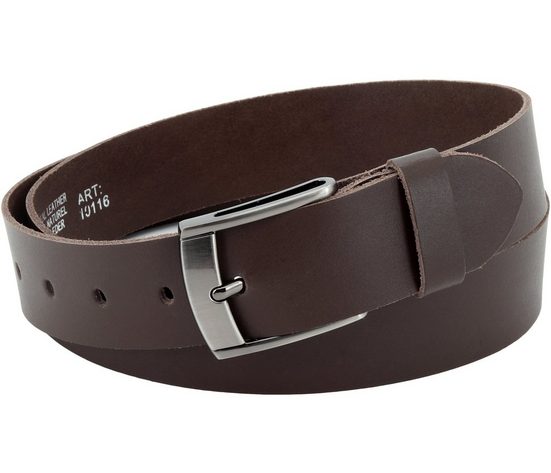 COLOGNEBELT Ledergürtel E31-SL Schlicht dennoch modern mit Dornschließe, MADE IN GERMANY mehr Zeitbegrenzte Promotion